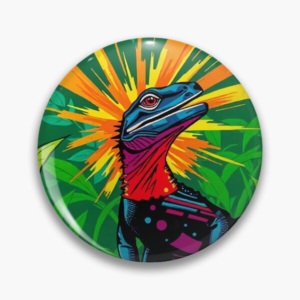 Item preview, Jungle Prism Lizard – Vibrant Reptile Pop Art designed and sold by WildlifeInc.
