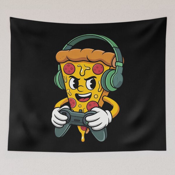 Item preview, Gamer Pizza Video Gaming Funny Food designed and sold by Sea4Adventures.
