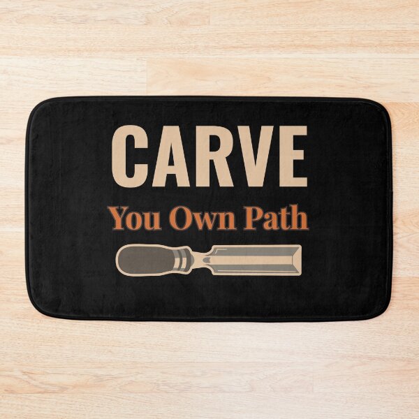 Item preview, Carve Your Own Path Woodworking Design for Carpenters & DIY designed and sold by HyzoArt.