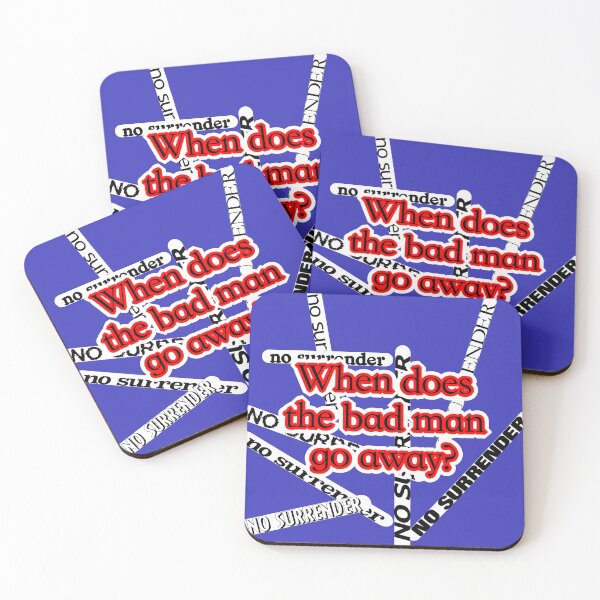 Item preview, No surrender, when does the bad man go away. designed and sold by mntimg.