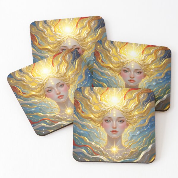 Item preview, “Celestial Radiance – Divine Light Goddess Portrait | Ethereal Fantasy Art” designed and sold by   GG Creations .