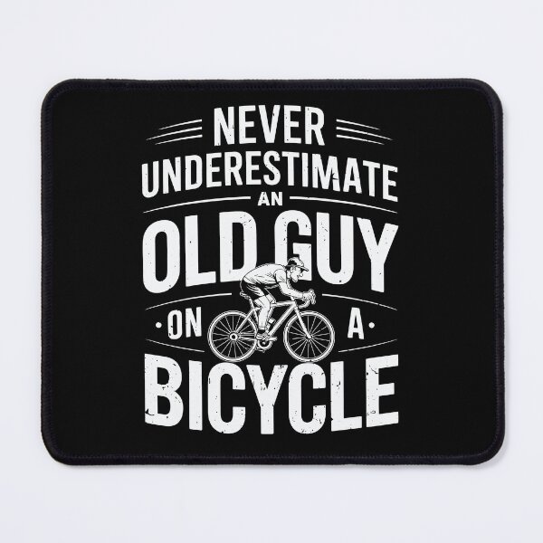 Item preview, Never Underestimate an Old Guy on a Bicycle Funny Cycling Lover Grandad designed and sold by tmerchtrends.