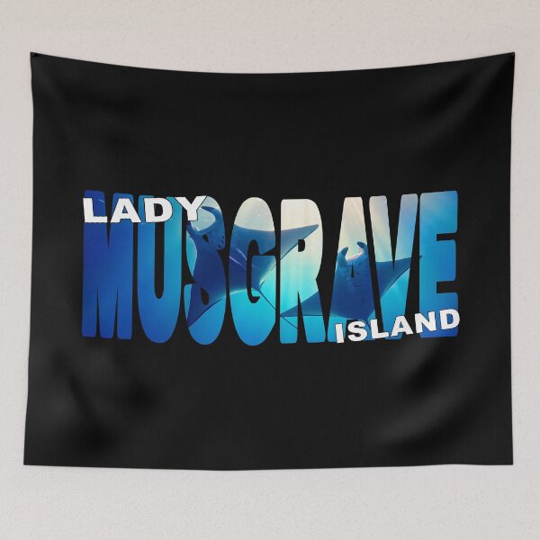 Item preview, LADY MUSGRAVE ISLAND - Queensland Australia Manta Rays designed and sold by Adam Gormley.