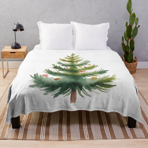 Item preview, Watercolor Christmas Tree - Soft Green Holiday Minimalist Art designed and sold by Random Candy Studio.