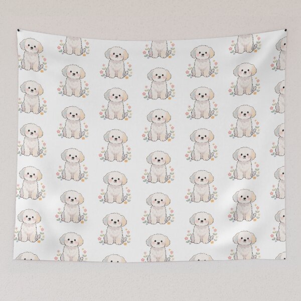 Item preview, Maltese Puppy Nursery Art designed and sold by TheAnimalZ00.