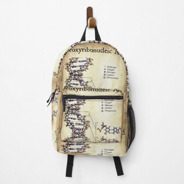Item preview, Nerdy Vintage Deoxyribonucleic Acid DNA Helix Science Teacher Black Text Parchment designed and sold by MathWare MathClips.