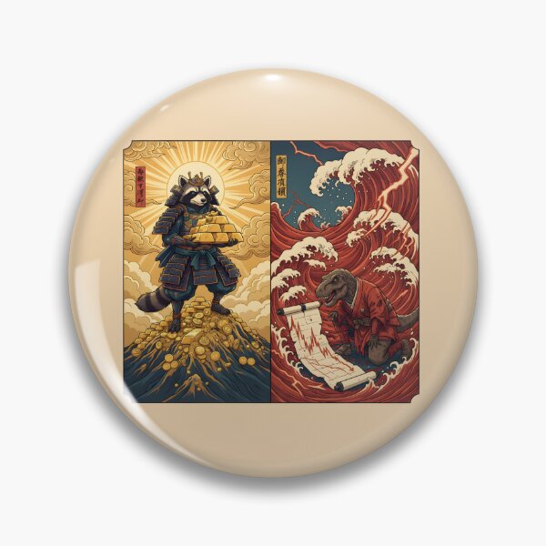 Item preview, Ukiyo-e Battle: Gold vs The Dip designed and sold by KakangMudi.
