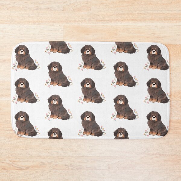 Item preview, Newfoundland Puppy Nursery Art designed and sold by TheAnimalZ00.