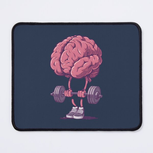 Item preview, Train Your Brain | Mental Fitness Art, Mindset Motivation, Cognitive Strength, Gym for the Mind Gift designed and sold by PureBrain.
