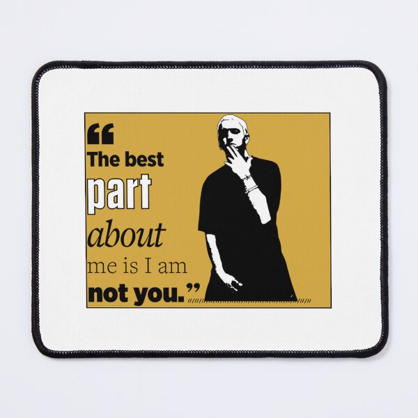Item preview, "I AM NOT YOU" RAP QUOTE FOR HIP HOP FANS. designed and sold by An Artist To The Fullest.