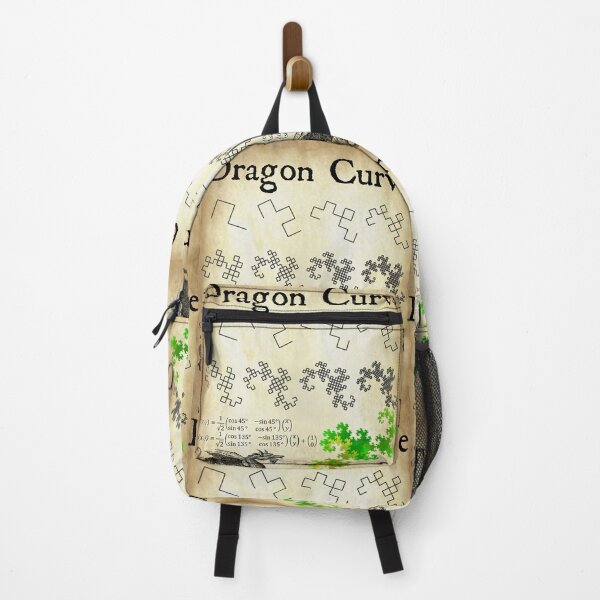 Item preview, Nerdy Vintage Dragon Curve Science Teacher Black Text Parchment designed and sold by MathWare MathClips.