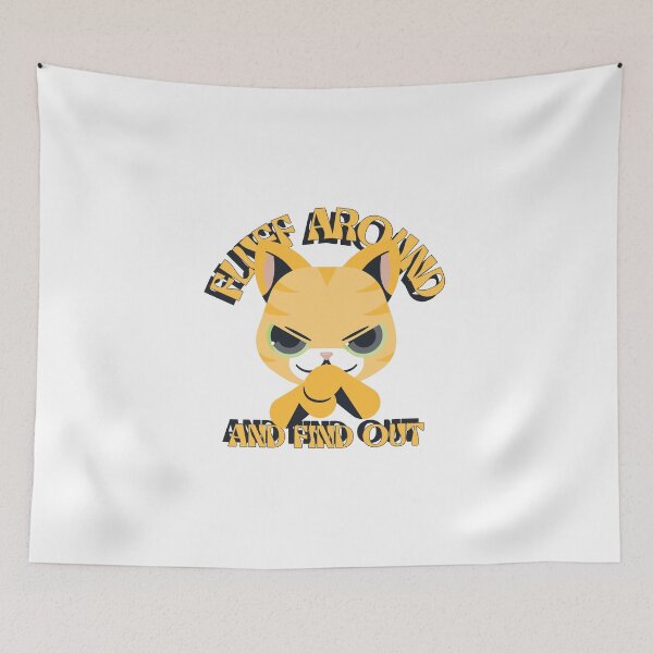 Item preview, fluff around and find out cat designed and sold by WolfmanProphecy.