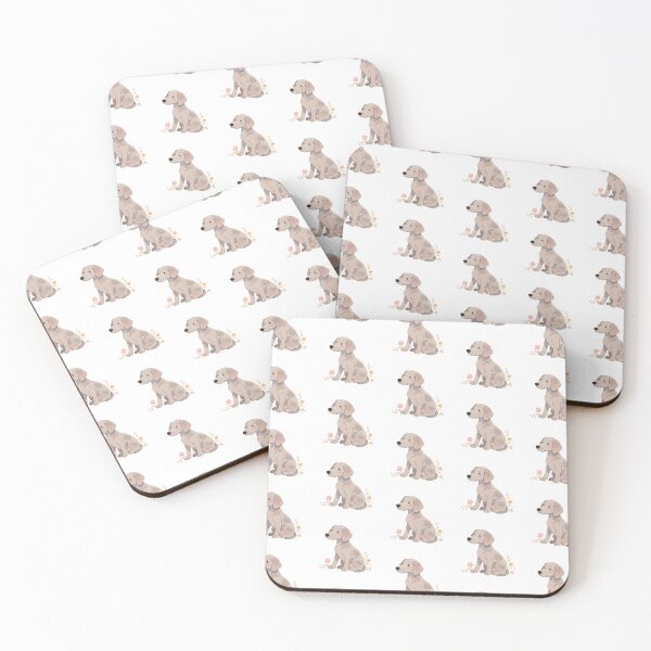 Item preview, Weimaraner Puppy Nursery Art designed and sold by TheAnimalZ00.