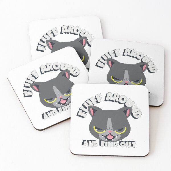 Item preview, fluff around and find out evil cat designed and sold by WolfmanProphecy.
