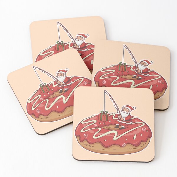 Item preview, Santa’s Donut Gift Drop – Christmas Sweet Surprise designed and sold by BGMeYou.