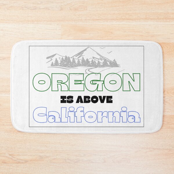 Item preview, Oregon > California designed and sold by Stickertariat.