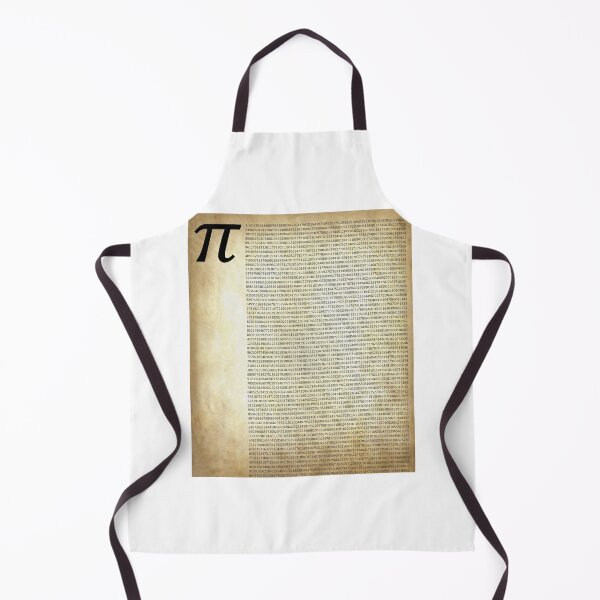 Item preview, Nerdy Vintage  Digits of Pi Math Teacher Black Text Parchment designed and sold by MathWare MathClips.
