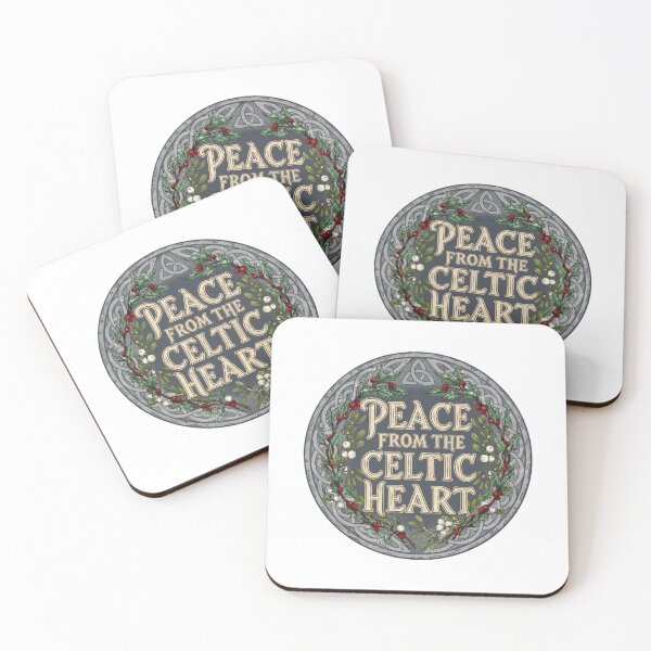 Item preview, Peace from the Celtic Heart – Winter Solstice Celtic Wreath Design designed and sold by CelticSoulShop.
