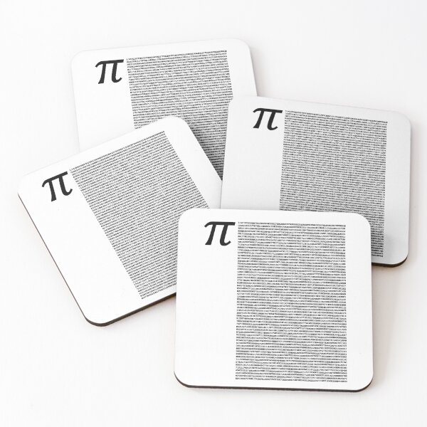 Item preview, Nerdy Vintage  Digits of Pi Math Teacher Black Text designed and sold by MathWare MathClips.