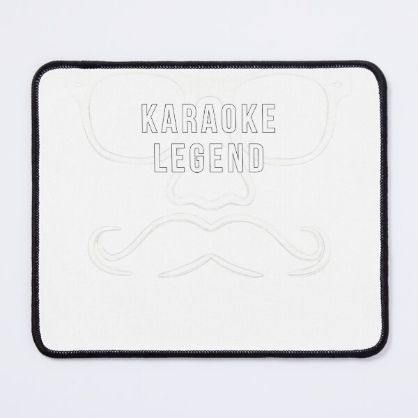 Item preview, Cleverly Disguised Karaoke Legend (dark fabric) designed and sold by FunFictionStories.