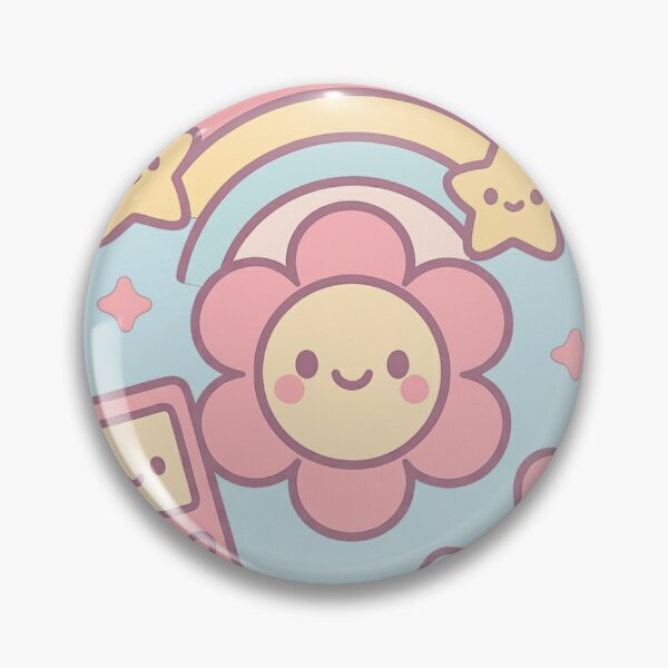 Item preview, Pistal kawaii flower with rainbow  designed and sold by The-design24.