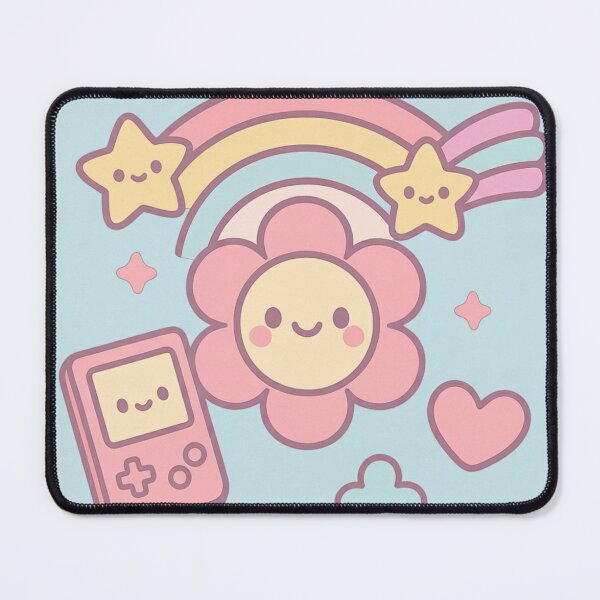 Item preview, Pistal kawaii flower with rainbow designed and sold by The-design24.