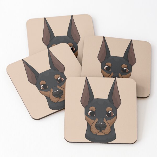 Artikelvorschau, Schwarzer Dobermann entworfen und verkauft von ArtbyJunebug.