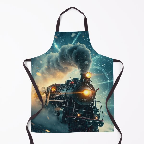 Item preview, Starlit Express - Cinematic Christmas Train Through the Snow designed and sold by Artfully Entertained.