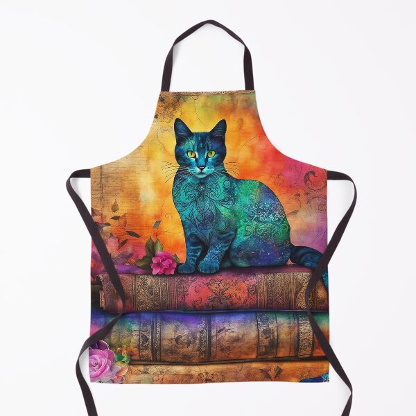 Item preview, Mystical Cat Casting Magical Spells From Ancient Books designed and sold by DEC02.
