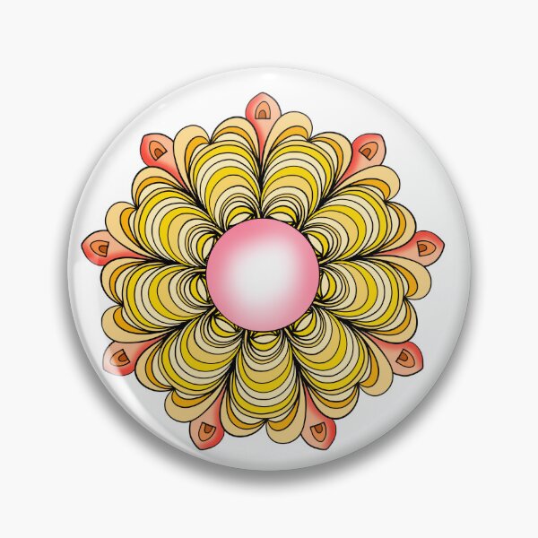 Item preview, Coloring page mandala outline drawing for art therapy and meditation. Circular ornament	 designed and sold by nongsao4.