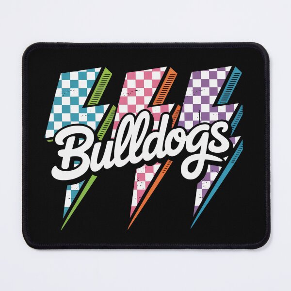 Item preview, Bulldogs Checkered Back To School designed and sold by TorjeARTStore.