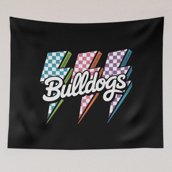 Item preview, Bulldogs Checkered Back To School designed and sold by TorjeARTStore.