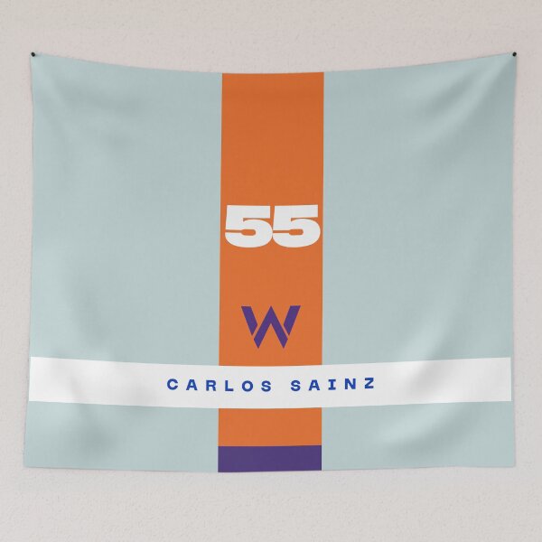Item preview, Carlos Sainz Blue and Orange F1 2025  designed and sold by Pink Polar F1.