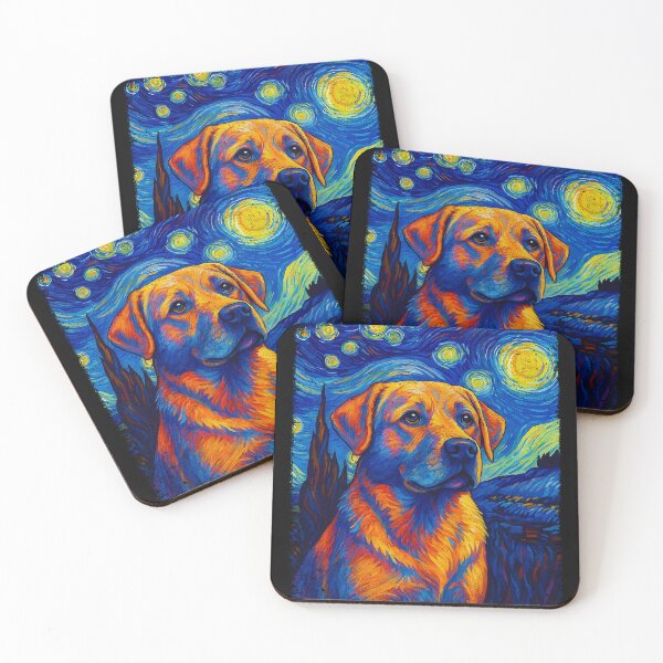 Item preview, STARRY NIGHT - LABRADOR | Pets and Dogs lovers for Men and Women t-shirt designed and sold by panchiTWO.