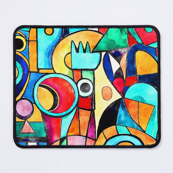 Item preview, Cubism Sophisticated Avant-Garde Colorful Abstract Art Designs designed and sold by DEC02.
