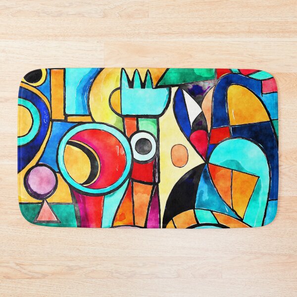 Item preview, Cubism Sophisticated Avant-Garde Colorful Abstract Art Designs  designed and sold by DEC02.