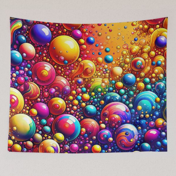 Item preview, 3D-Inspired Fantasy Neon-Colored Marble Art Abstract Designs  designed and sold by DEC02.