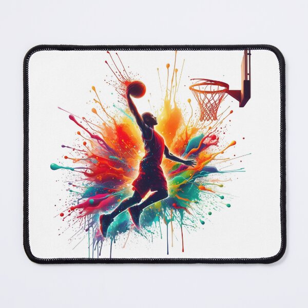 Item preview, basketball art, basketball star, hoops, basketball court, dribble designed and sold by TrueArtVibes.