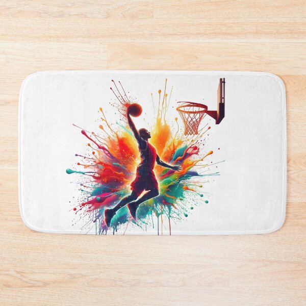 Item preview, basketball art, basketball star, hoops, basketball court, dribble designed and sold by TrueArtVibes.