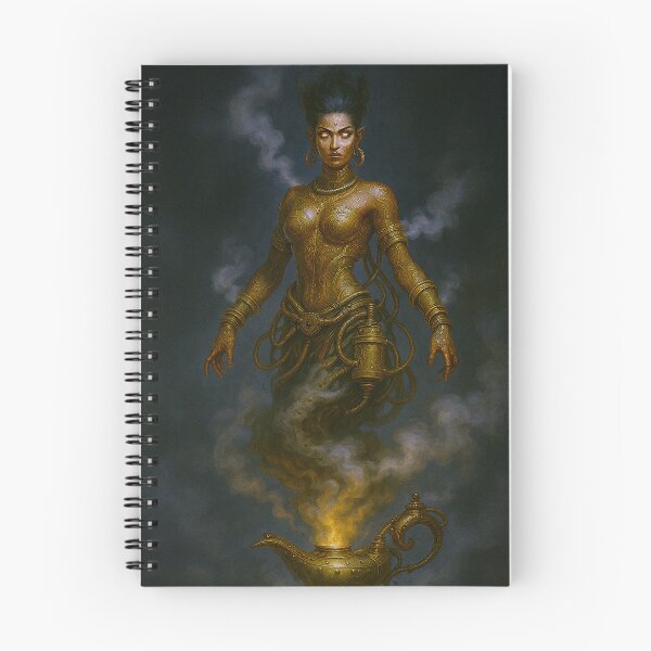 Item preview, Steampunk Djinn Rising from Lamp designed and sold by WhiteWolfe0127.
