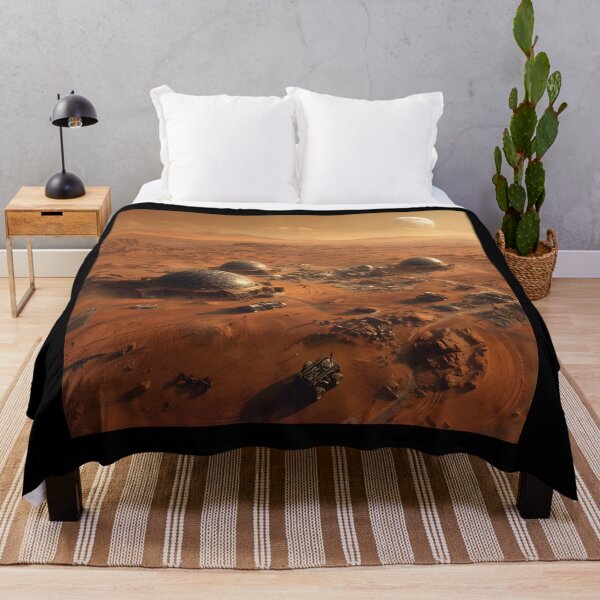 Item preview, COLONY ON MARS Space Lovers Decoration For Office and Home Science Fiction Space Exploration Physics Scientist designed and sold by Jt41.