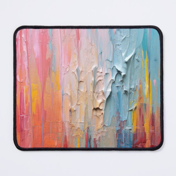 Item preview, Sweet Pink Cotton Candy Colorful Palette Knife Abstract designed and sold by DEC02.
