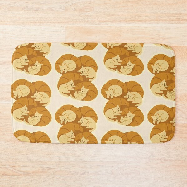 Item preview, Croissant Cats – Cozy Pastry Dreams designed and sold by Tiny Joy World.