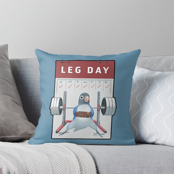 Item preview, Motivational Leg Day Lovebird designed and sold by Sabtastic.
