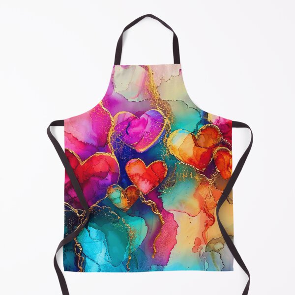 Item preview, Breathtaking Hearts Colorful Alcohol Ink Abstract Art Designs designed and sold by DEC02.