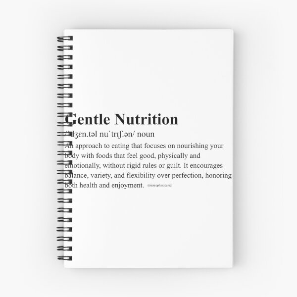 Item preview, Gentle Nutrition | Intuitive Eating Sticker designed and sold by EatSophisticated.