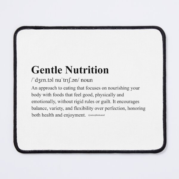 Item preview, Gentle Nutrition | Intuitive Eating Sticker designed and sold by EatSophisticated.