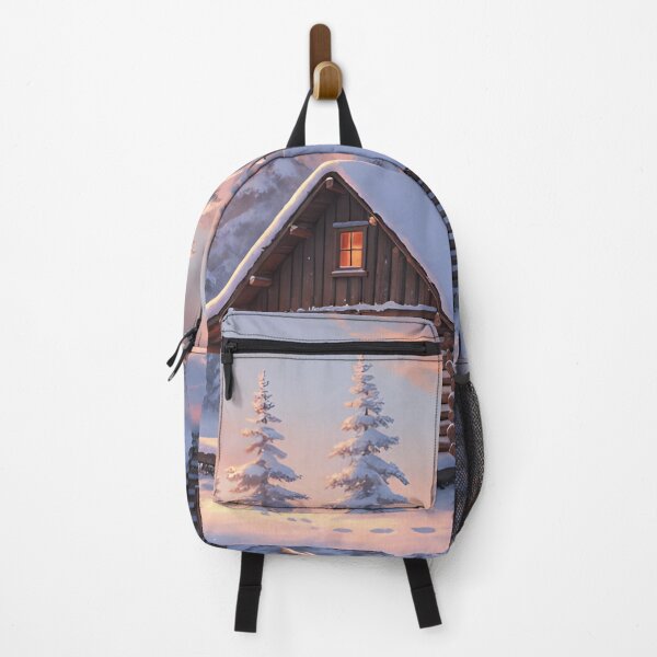 Item preview, Cozy Cabin in the Snow Kawai designed and sold by EasyTees4u.
