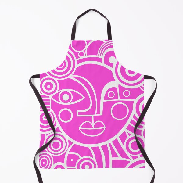 Item preview, Cubism Hot Pink Abstract Art Face Line Design designed and sold by DEC02.