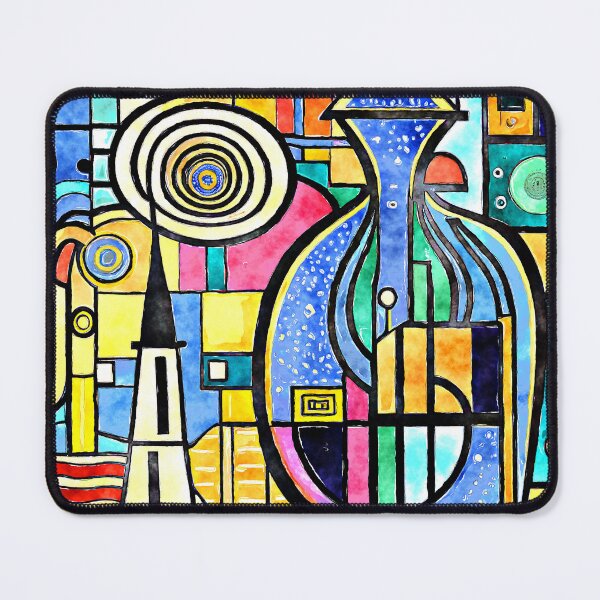 Item preview, Cool, Sleek, And Chic Cubism Colorful Abstract Art designed and sold by DEC02.